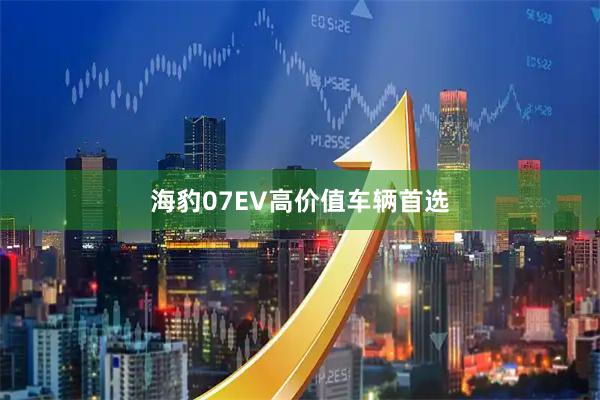 海豹07EV高价值车辆首选