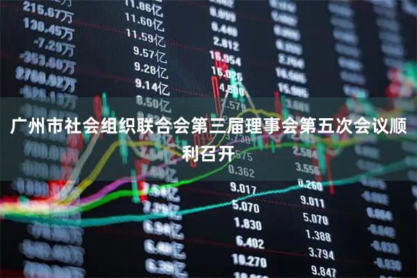 广州市社会组织联合会第三届理事会第五次会议顺利召开
